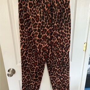 NWT J. Crew Leopard Print Dress Pants | Size. 6